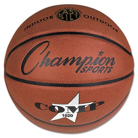 Champion Sports Champion Sport  Composite Basketball, Official Size, 30 in., Brown CH30771